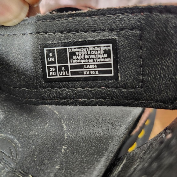 Dr. Martens Voss II Quad Leather Strap Platform Sandals Peach / (US) Size 8 - Picture 5 of 14